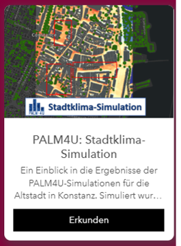 Kachel Stadtklima-Simulation