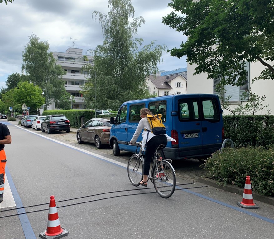 Foto mobile Fahrradzählstelle