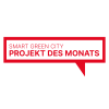 Sprechblase mit Smart Green CIty Projekt des Monats